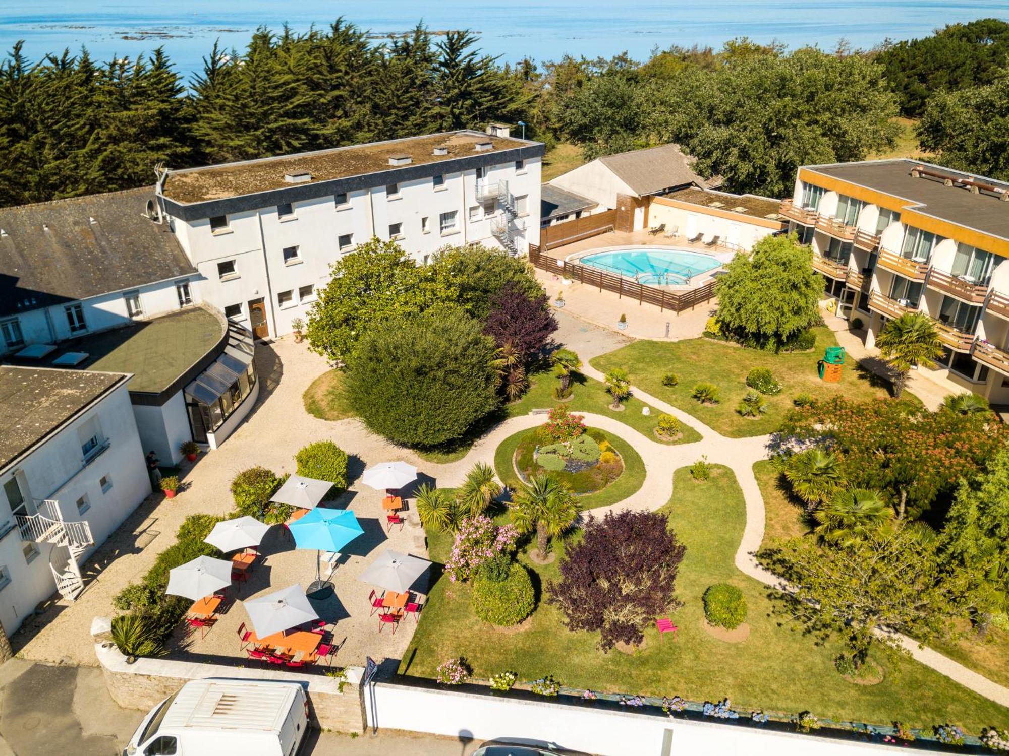Hotel De La Pointe De Mousterlin Fouesnant Bagian luar foto